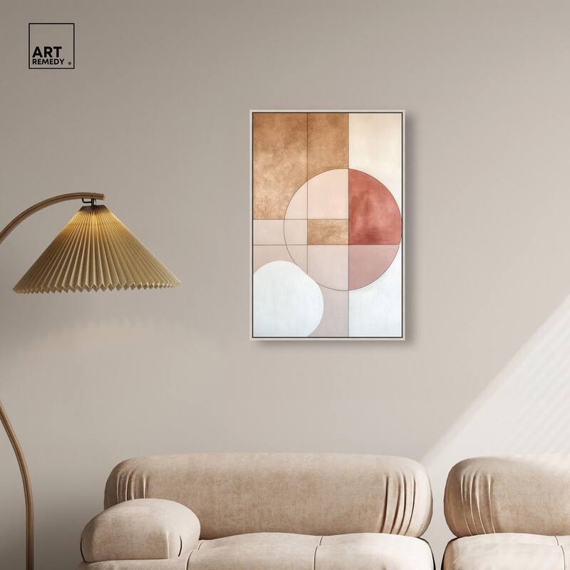 Modernist Circles II Canvas by Art Remedy