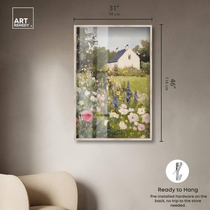 Floral Farmhouse II Shadowbox by Art Remedy