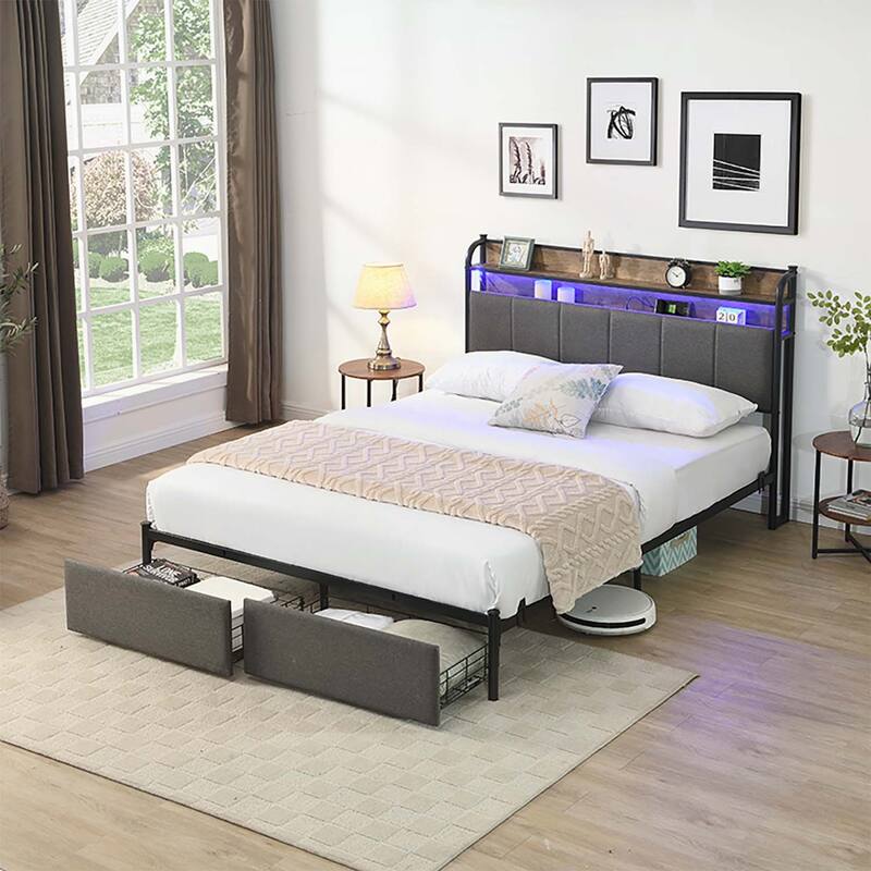 Versatile Bed with Exceptional Comfort and Storage