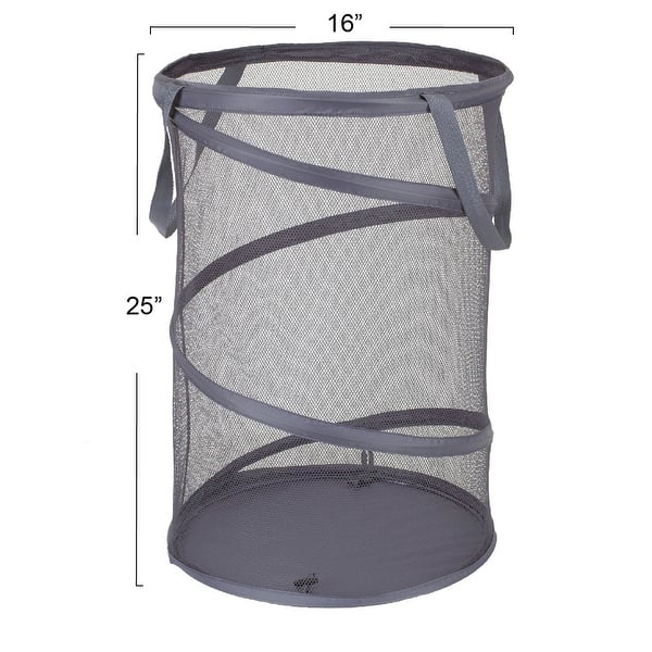Pop-Up Mesh Laundry Hamper