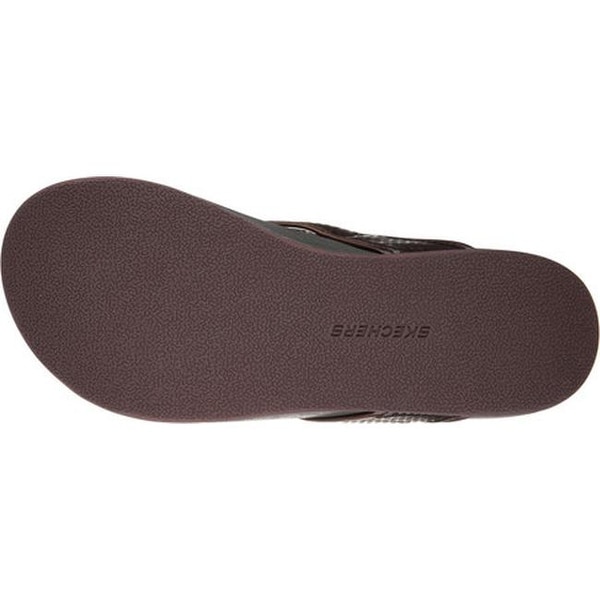 skechers men's pelem emiro flip flop