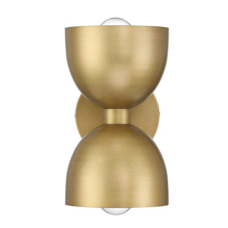 Hunter Erling 2-Light Wall Sconce - Modern, Contemporary, Transitional - Living Room, Hallway, Bedroom or Accent Lighting