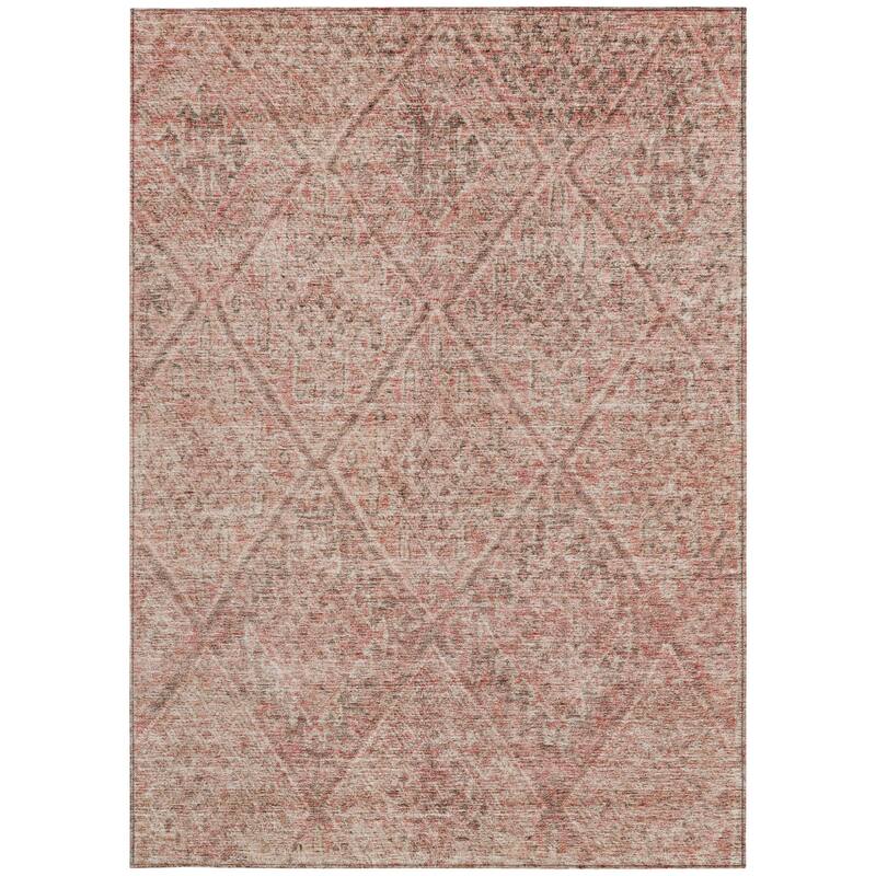 HomeRoots Moroccan Transitional Rectangle Outdoor Rug