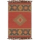 preview thumbnail 8 of 9, Livabliss Fernie Hand-woven Southwestern Wool Area Rug