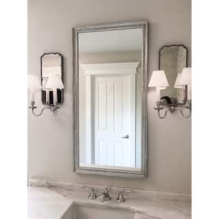 Frame My Mirror Silver Framed Vanity Mirror, Crenshaw Design