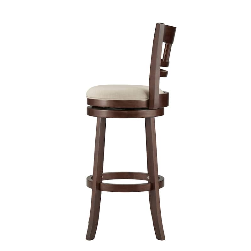 Verona Swivel 29-inch High Back Bar Stool by iNSPIRE Q Classic