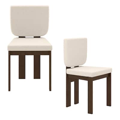 Costway Wooden Dining Chair Set of 2/4 with Rubber Wood Leg Padded - See Details