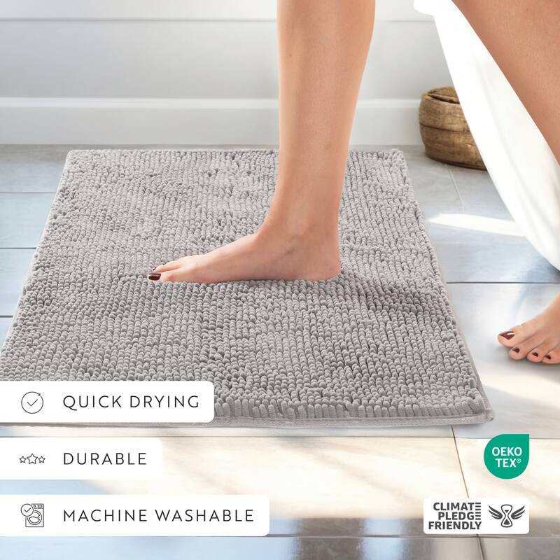 Becky Cameron Ultra Soft Chenille 34" x 21" Bath Mat