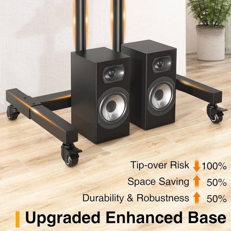 Rolling TV Stand