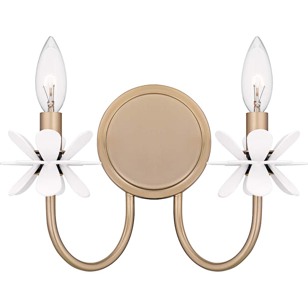 Remy 2-Light Bronze Gold Wall Sconce