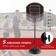 preview thumbnail 6 of 5, 5.5 to 7.5 FT Adjustable Portable Basketball Hoop System with Anti-Rust Stand and Wheels - 32.5" x 24" (L x W)