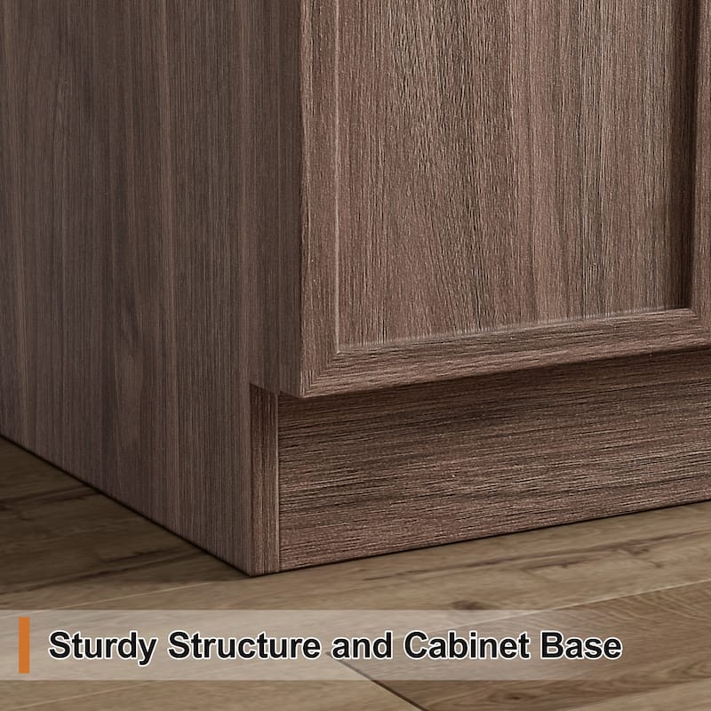 36"/48"/60"/72" Bathroom Vanity Set with Sink & Faucet