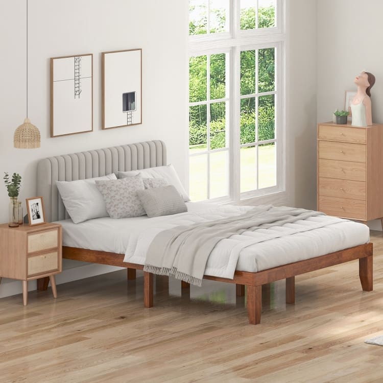Queen Size 14" Wooden Bed Mattress Frame