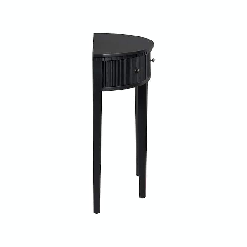 51'' Width Console Table with Vertical Stripe Drawer Fronts