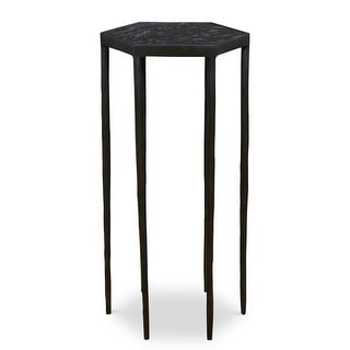 Uttermost 25881 10.5" Wide Iron and Marble End Table