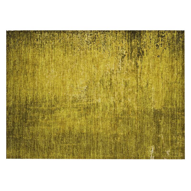 Dax Artistic Abstract Weather Resistant Blended Style Outdoor Rug