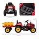 preview thumbnail 4 of 16, Aosom 12V Ride on Tractor with Trailer, 25W Dual Motors, Battery Powered Electric Tractor with Remote Control