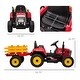 preview thumbnail 5 of 6, Kids Ride on Tractor with Trailer and 25W Dual Motors, 12V Battery Powered Electric Kids Car, 3-Gear-Shift, LED Lights