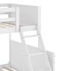 preview thumbnail 26 of 68, Convertible Solid Wood Bunk Bed Frame for Kids with Ladder, No Box Spring Needed