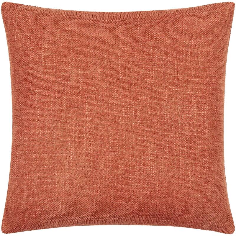 Livabliss Sajani Modern & Contemporary Solid Color Accent Pillow - 18"L x 18"W - Cover Only - Red