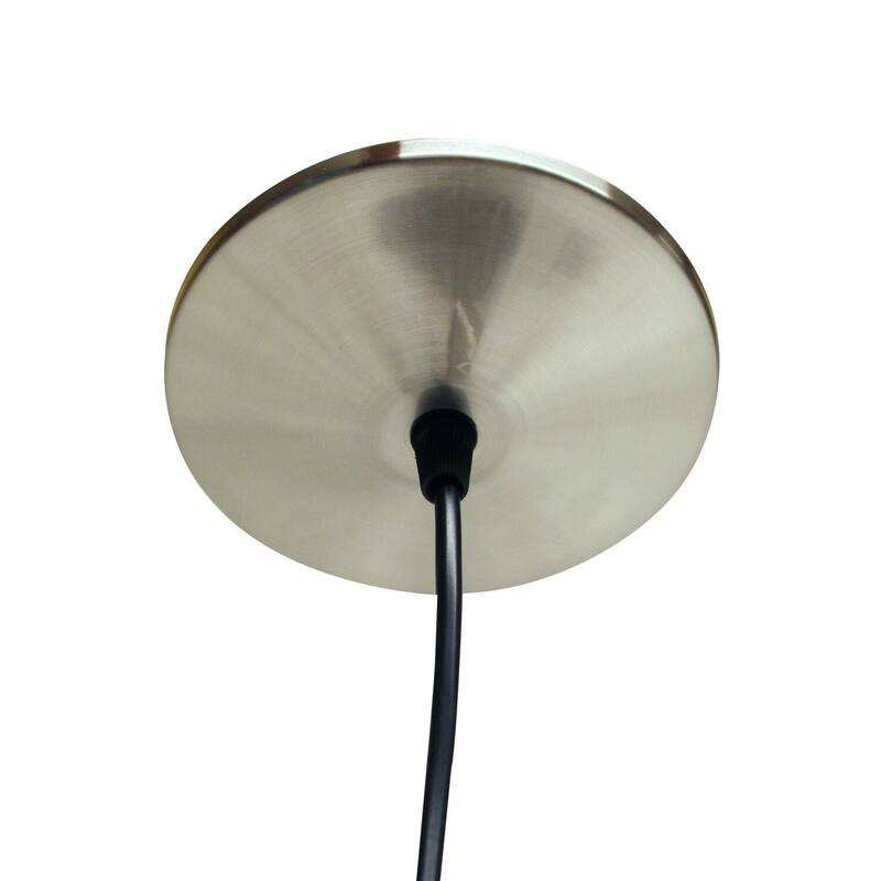 Pendant Light 2-Light Brushed Nickel Vintage Ceiling Fixture - 6.25