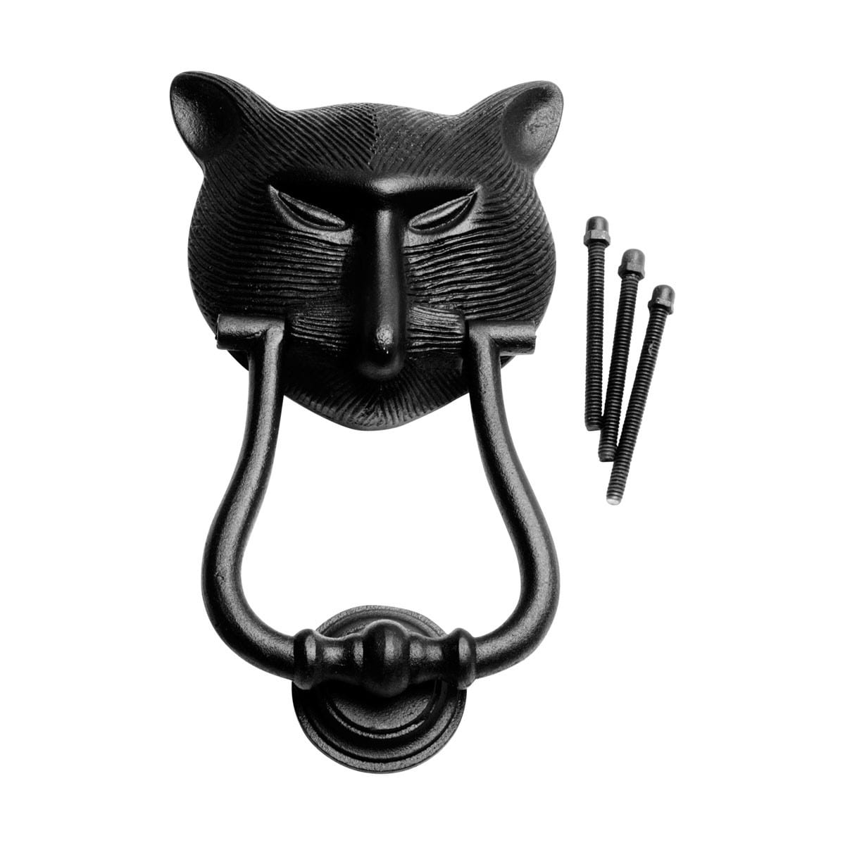 Shop Black Door Knockers For Front Door Cast Iron Animal Door
