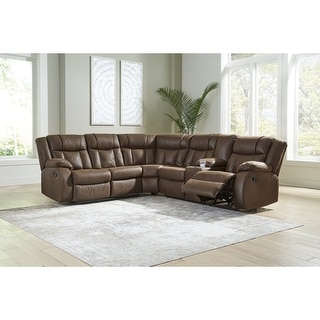 Signature Design by Ashley Trail Boys Brown 2-Piece Reclining Sectional