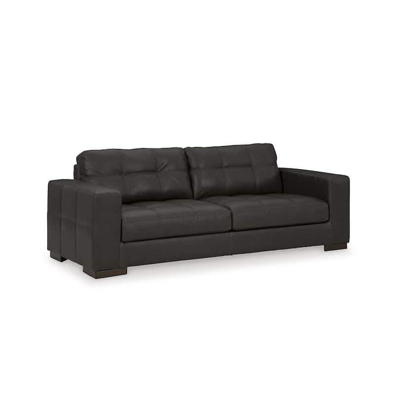 Signature Design by Ashley Luigi Thunder Sofa - 96"W x 41"D x 35"H