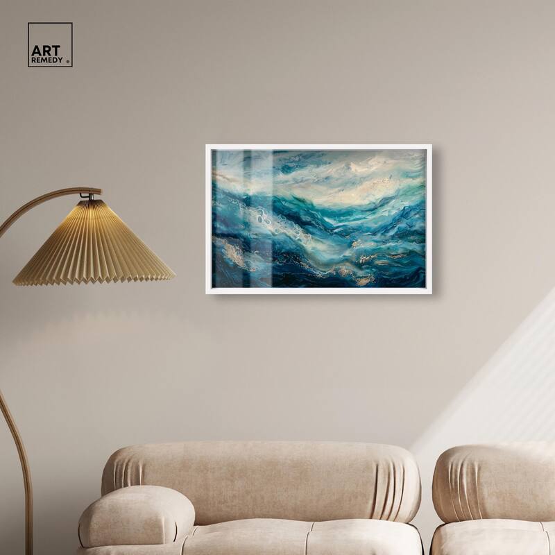 Jeweled Waters Shadowbox by Art Remedy