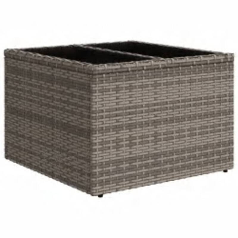 vidaXL Patio Sofa Set with Cushions Outdoor Furniture 8 Piece Poly Rattan