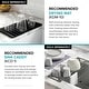 preview thumbnail 3 of 7, 30/32In Undermount Kitchen Sink, 16 Gauge Single Bowl with Accessories