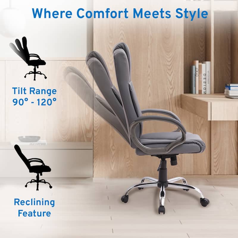 Executive Office Chair High Back Desk Chair with Lumbar Support