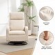 preview thumbnail 64 of 84, HOMYKA Swivel Glider Rocker Accent Chair for Nursery with Side Pocket