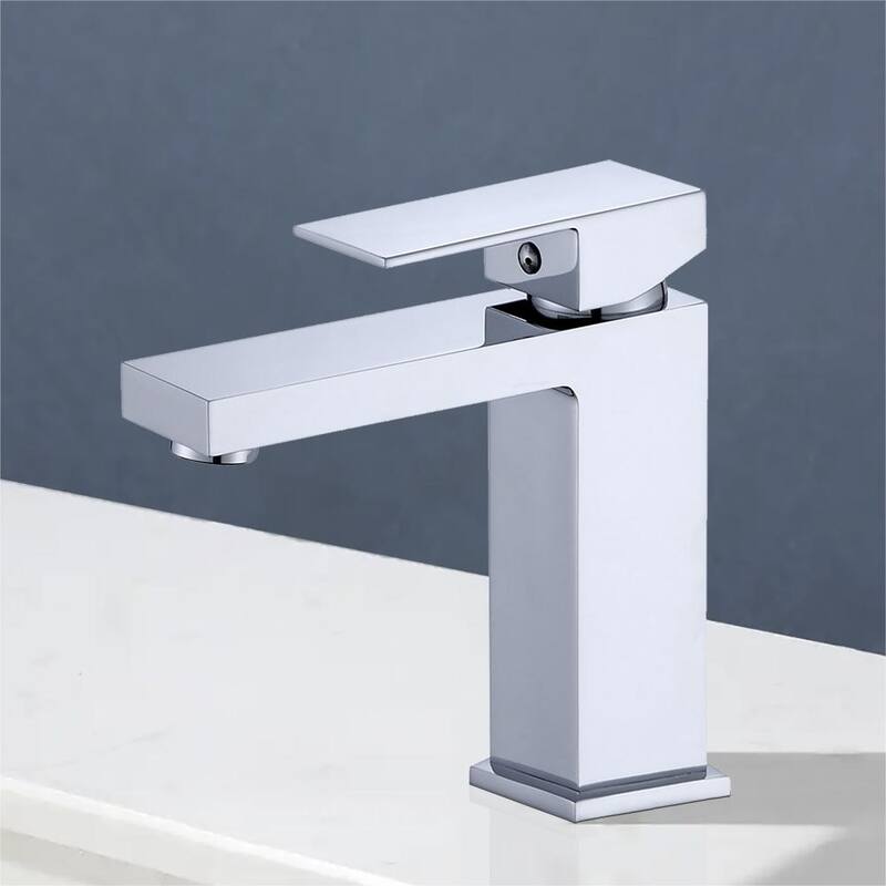 Topcraft 6.85in Single Handle Single Hole Bathroom Faucet