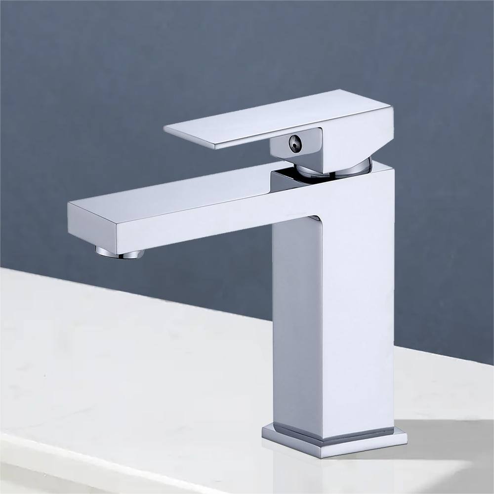 Topcraft 6.85in Single Handle Single Hole Bathroom Faucet