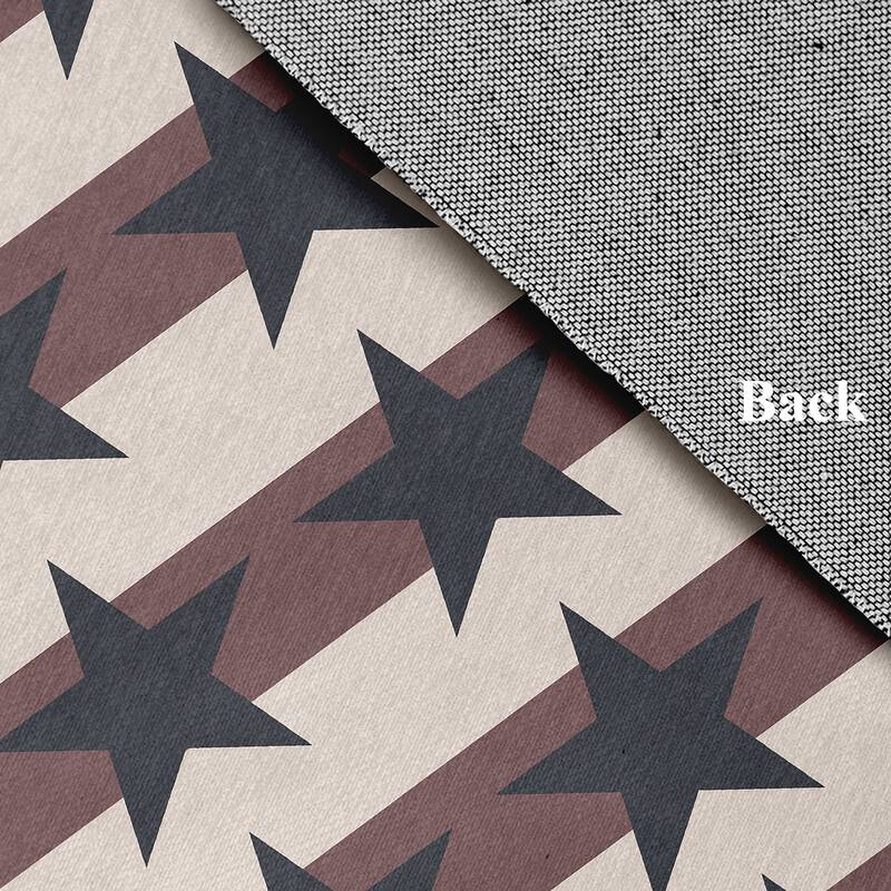 Stars and Stripes Americana Chenille Area Rug