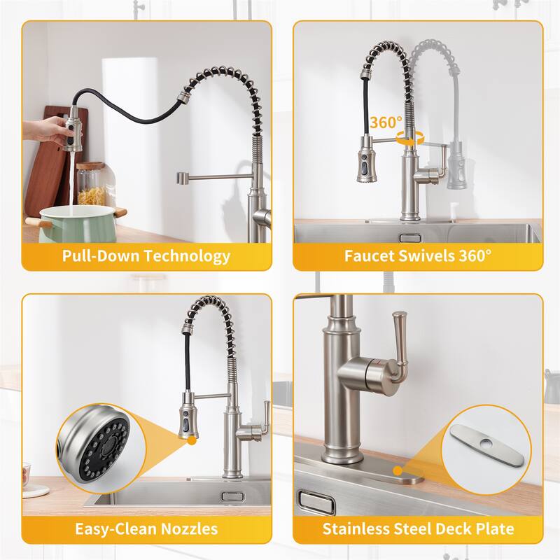 Modern Touchless Infrared Sensor Kitchen Faucet