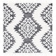 preview thumbnail 51 of 104, SAFAVIEH Moroccan Tassel Shag Iulieana Boho Tribal 2-inch Thick Rug 6'7" x 6'7" Square - Dark Grey/Ivory