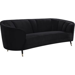 ACME Achim Sofa in Black Velvet