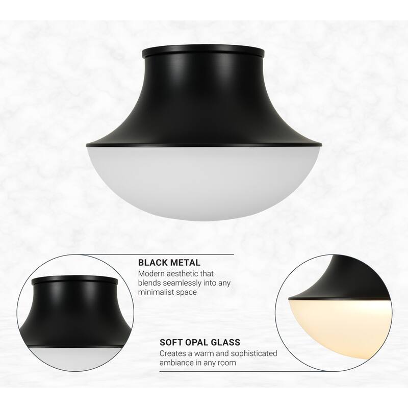Kenroy Home Chelsea 1-Light Flush Mount