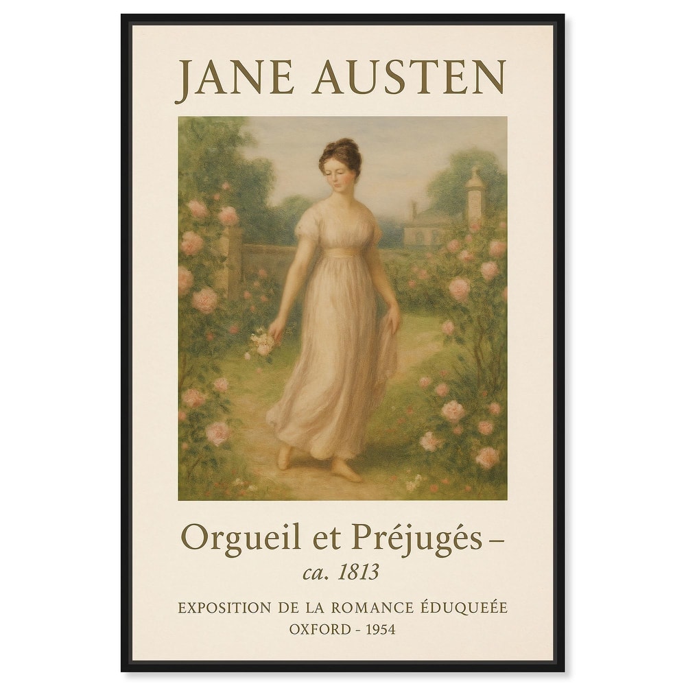 Lady in Austen's World Canvas by Art Remedy