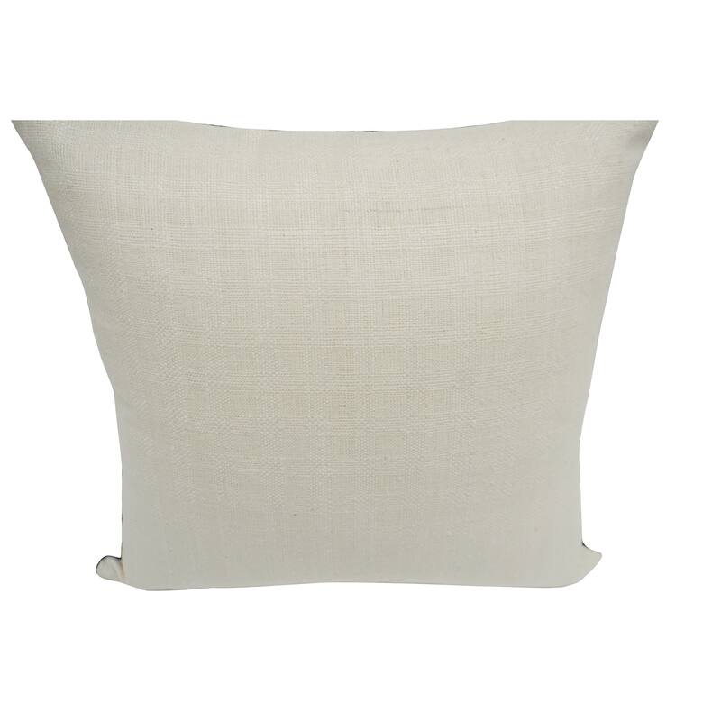 Home&Manor Igeh Vintage Raw Silk Pillow 18"