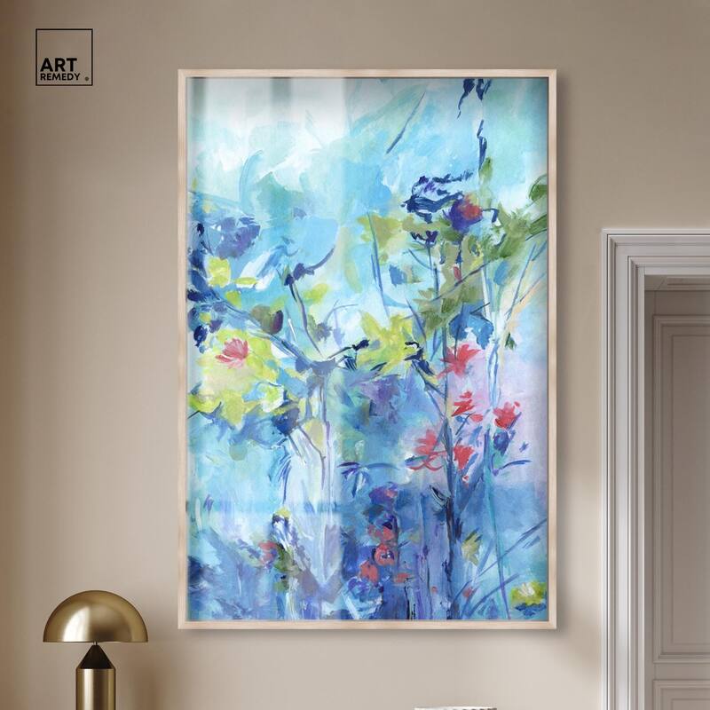 Heavenly Blue II Shadowbox by Art Remedy