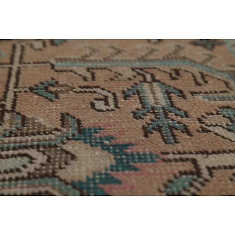 Geometric Tabriz Persian Area Rug Handmade Wool Carpet - 6'5" x 9'7"