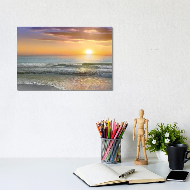 iCanvas "Dawn Rays" by Mike Calascibetta Canvas Print - 8x12x0.75