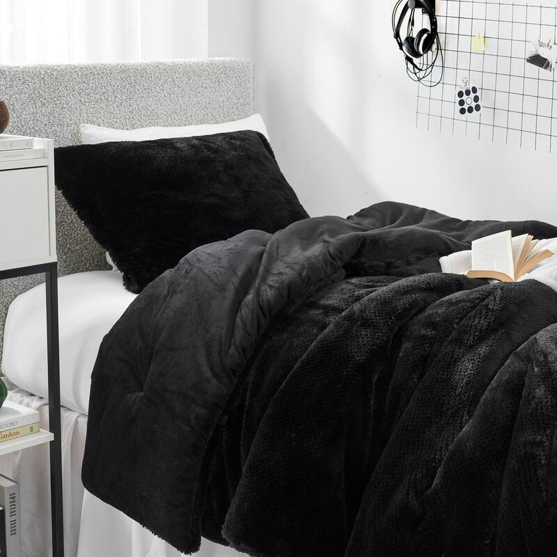 You Deserve It - Coma Inducer® Oversized Comforter Set - Black