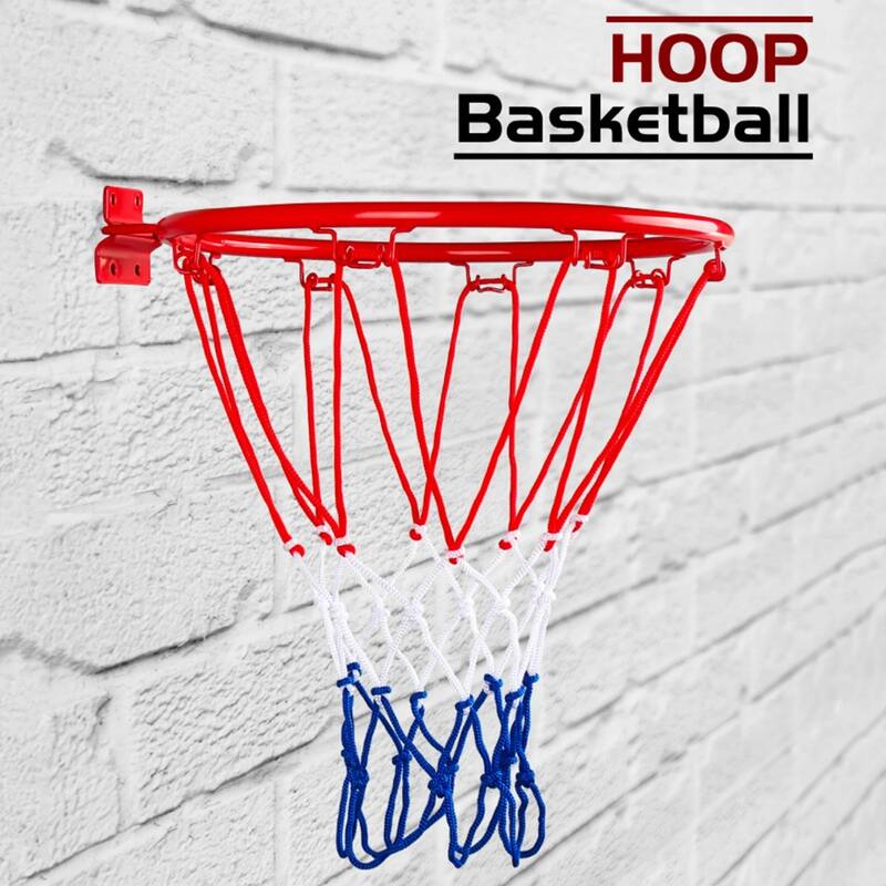 Tough Metal and PP String Basketball Rim Weatherproof Wear-resistant Basketball Rim for Basketball Training or Teaching Tools