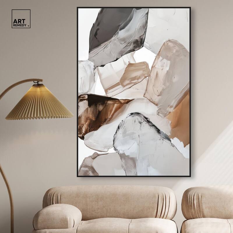 Sedimentary Hues II Canvas by Art Remedy