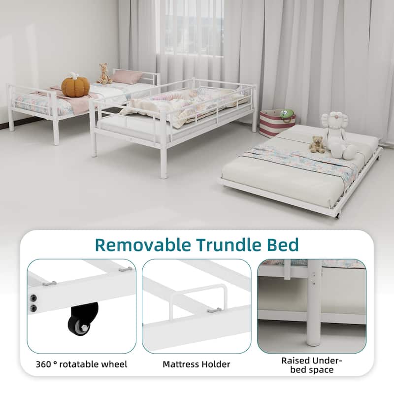 Metal Twin over Twin Bunk Bed