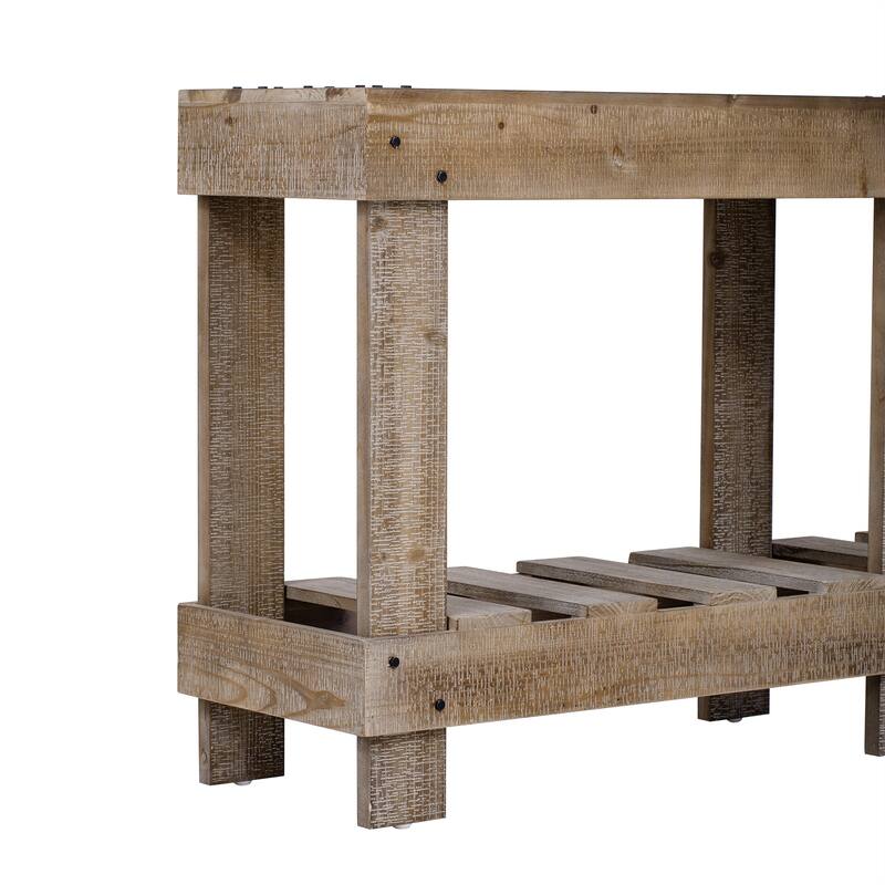 Console Table with open buttom shelf